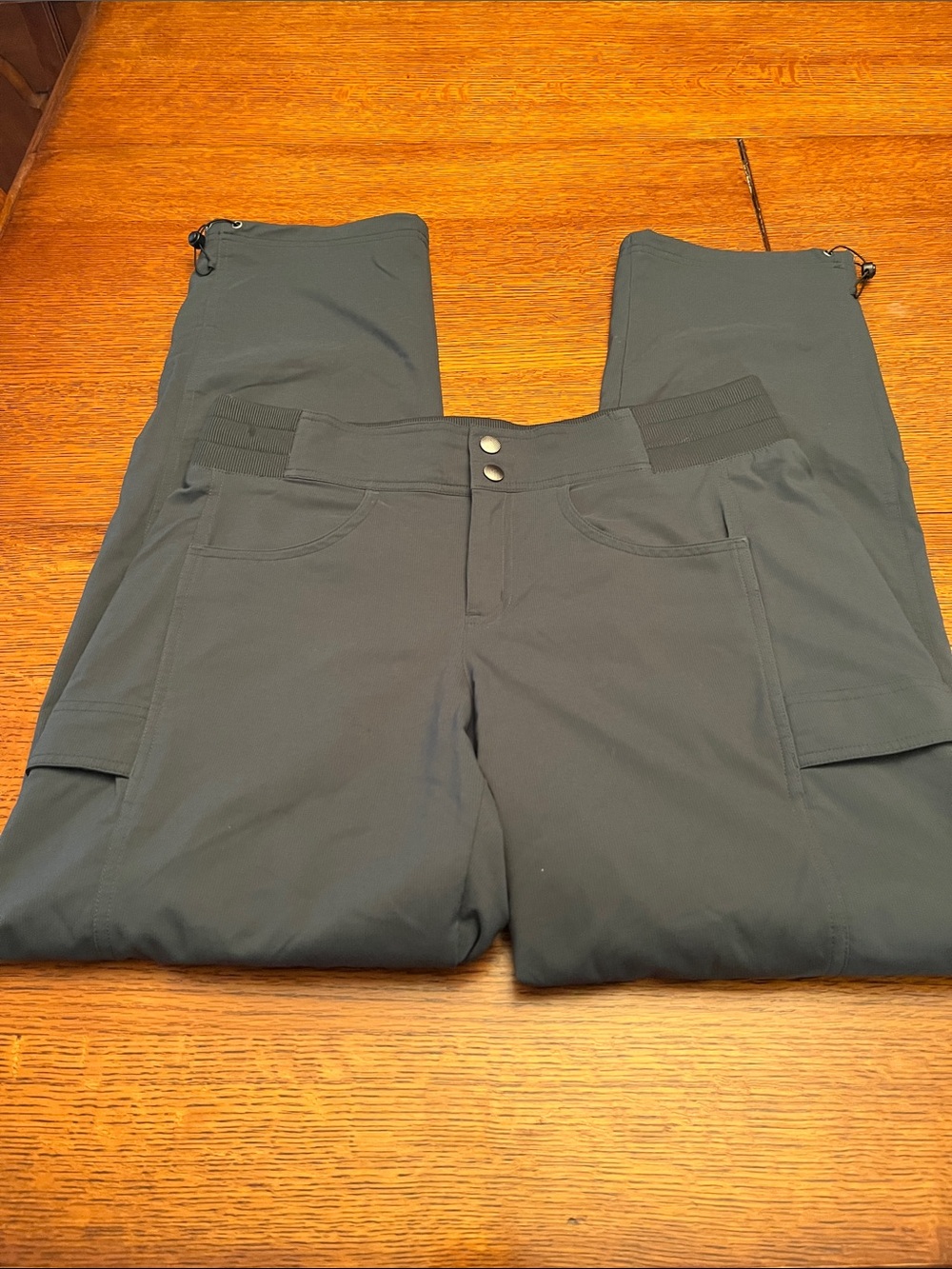 TITLE NINE Emerald Green Recycled Clamber 2.0 Hiking Pants, size 10 - EUC - Picture 2 of 7